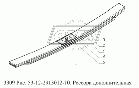 Рессора дополнительная